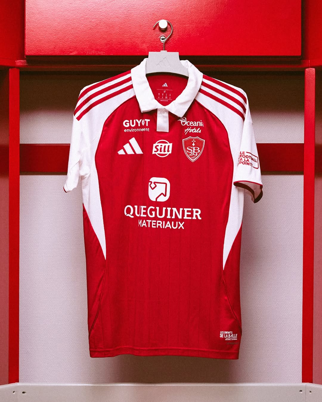 maillot brest 2025 2026 domicile adidas