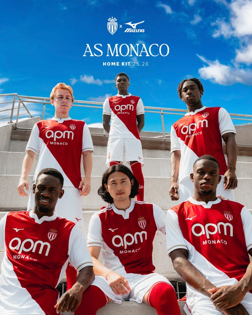 Maillot monaco 2025 2026 mizuno