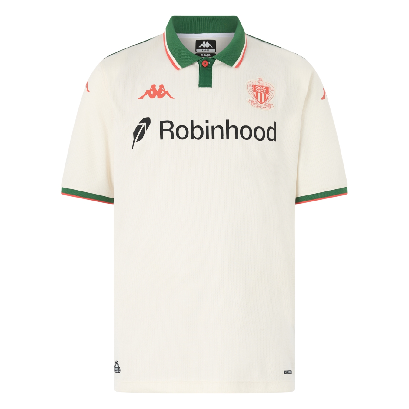 maillot nice 2025 2026 exterieur kappa