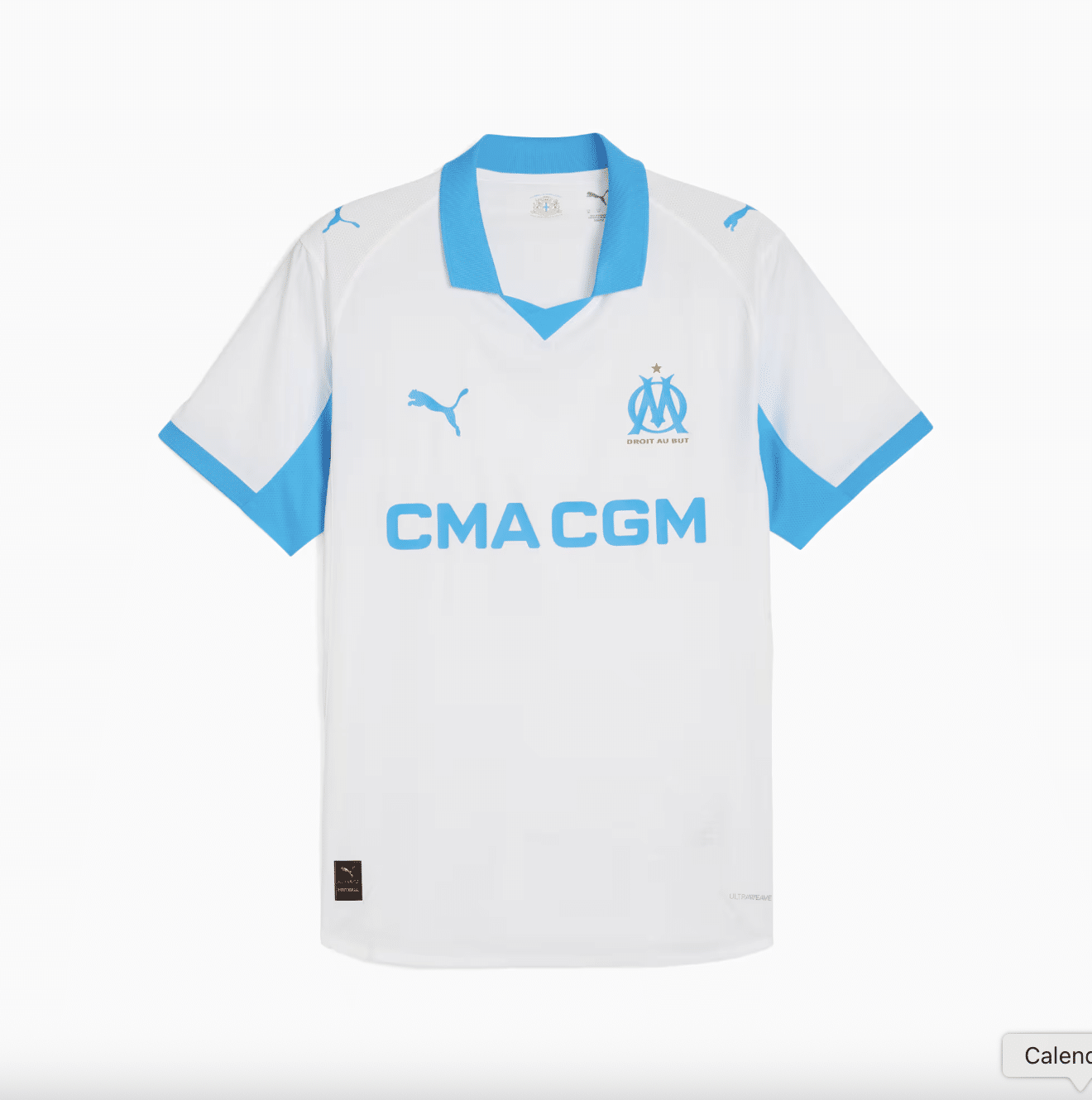 maillot om 2025 2026 domicile marseille puma