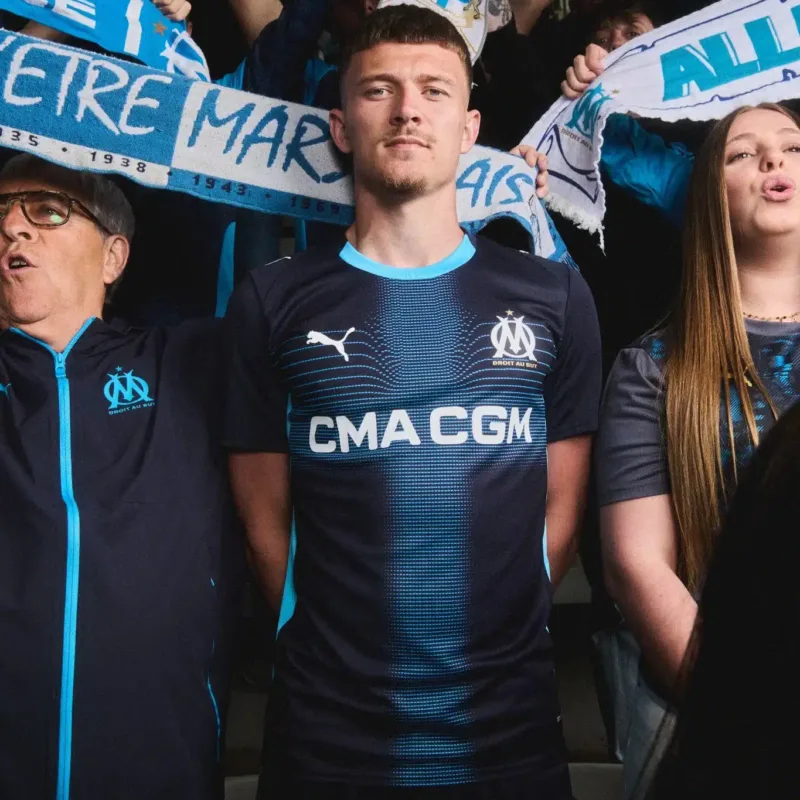 Maillot Extérieur Olympique De Marseille 2020-2021 - Puma - Taille L - N°17