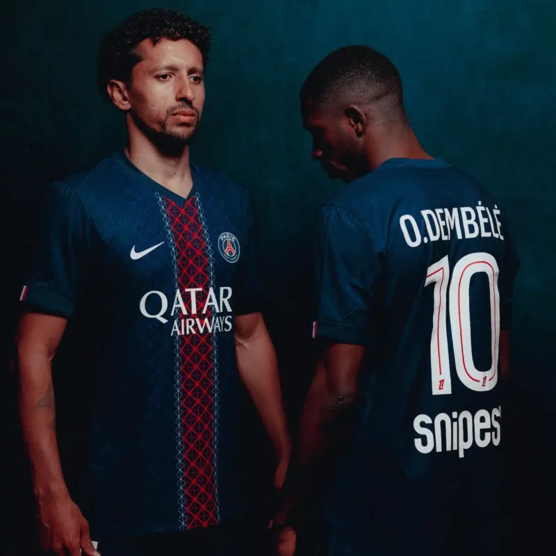 Maillot Nike Domicile femme PSG 2025-2026 Midnight Navy-Midnight Navy-White Full Spon-H - Fútbol Emotion