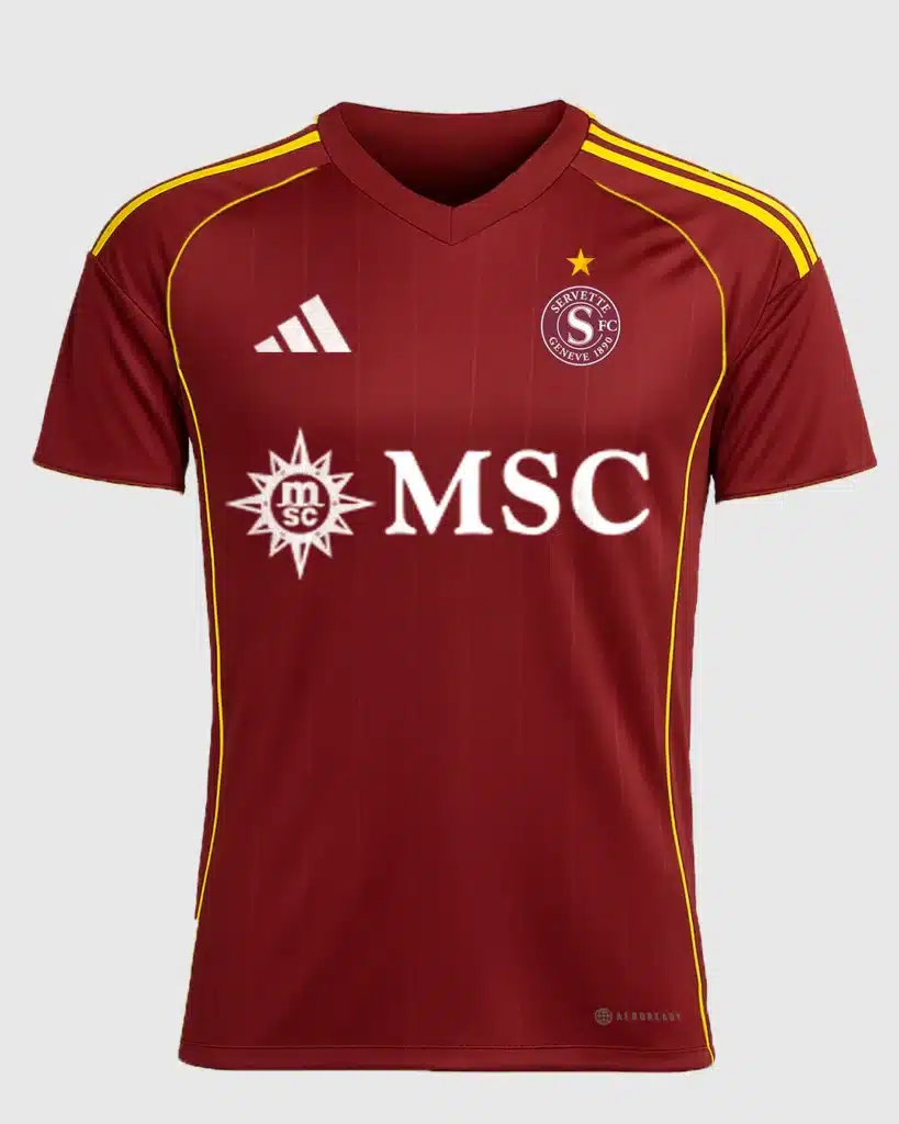 maillot servette 2025 2026 domicile adidas