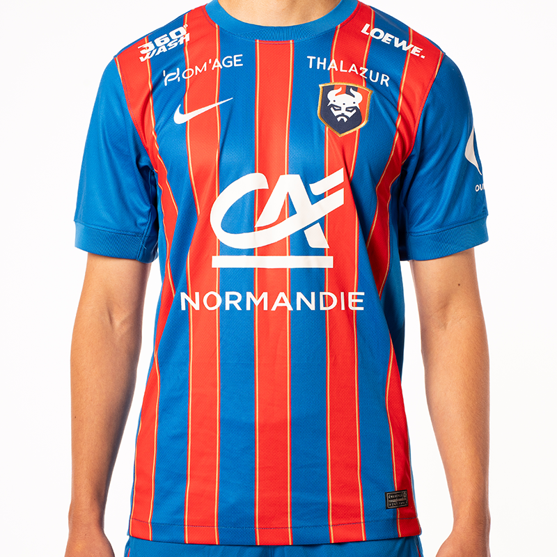 maillot caen 2025 2026 domicile nike