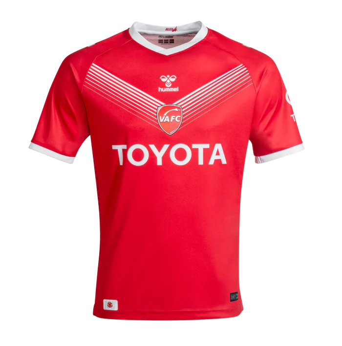 maillot domicile valenciennes hummel 2025 2026