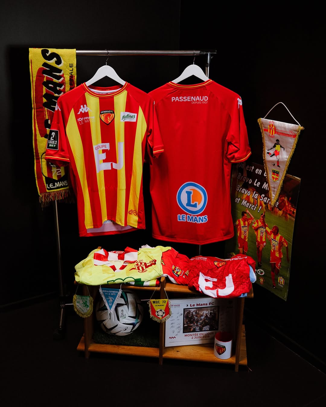 maillot le mans 2025 2026 domicile kappa