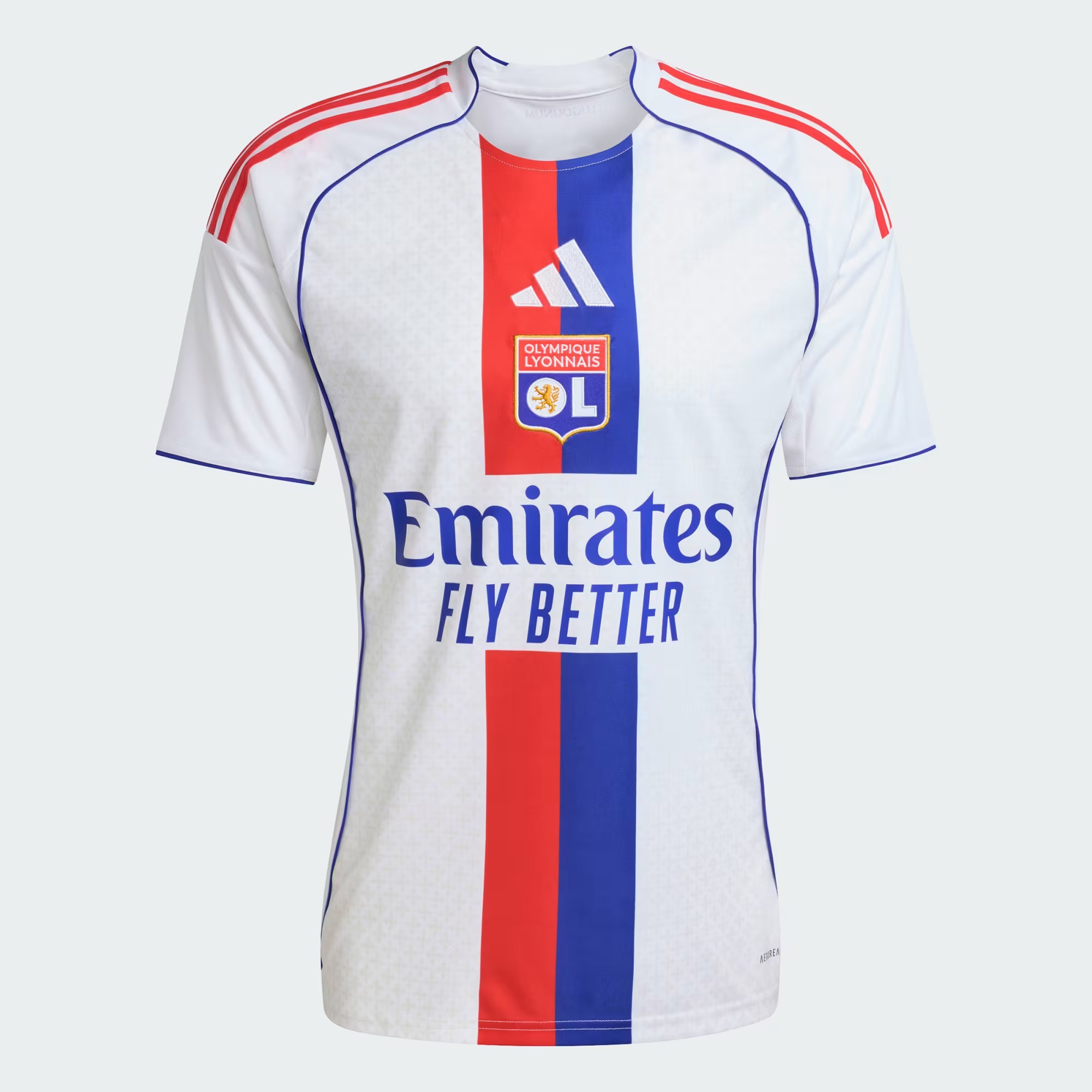 maillot lyon ol 2025 2026 domicile adidas