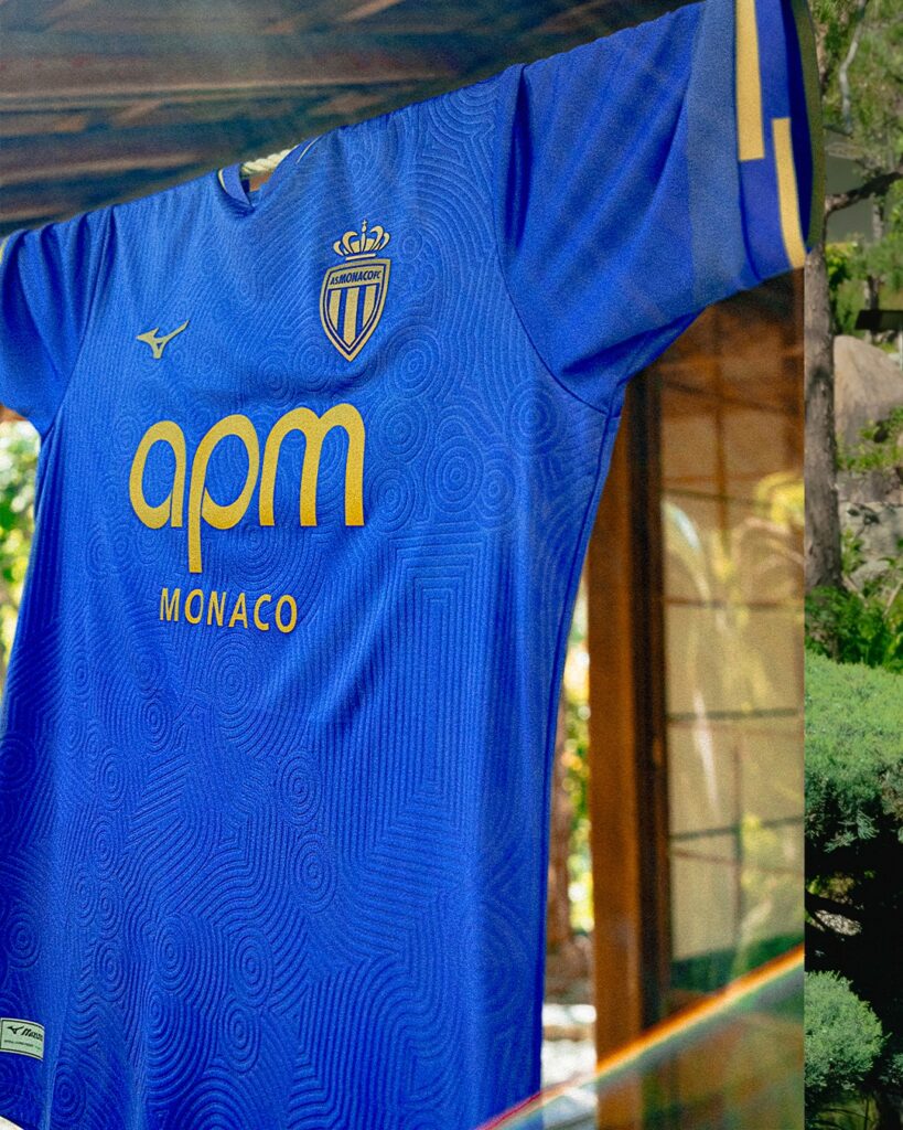 maillot monaco 2025 2026 exterieur mizuno