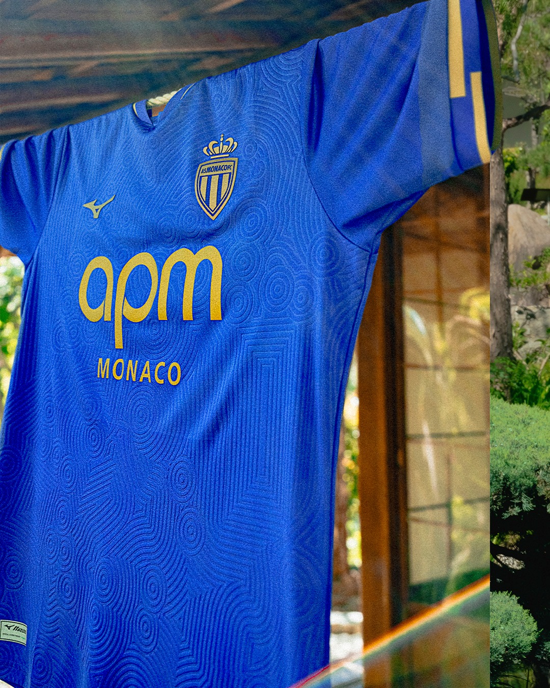 maillot monaco 2025 2026 exterieur mizuno