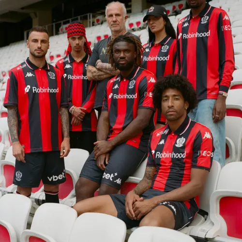 Image de l'article Kappa présente ses premiers maillots pour l'OGC Nice