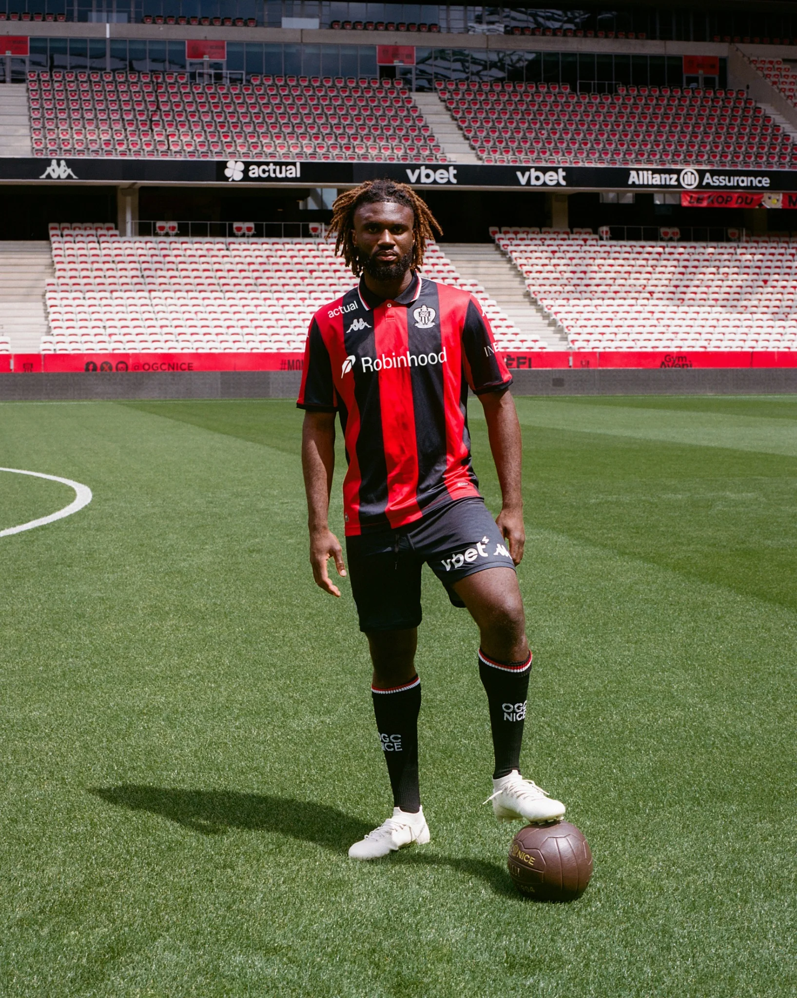 maillot nice 2025 2026 domicile kappa