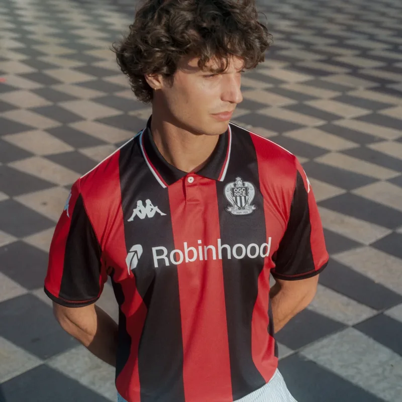 maillot nice 2025 2026 domicile kappa