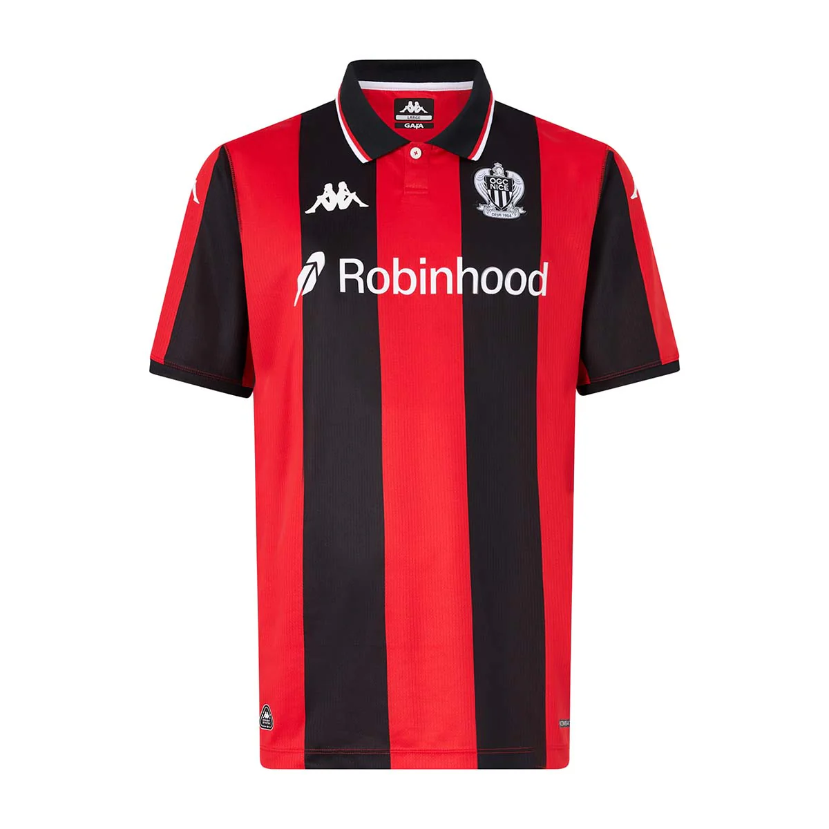 maillot nice 2025 2026 domicile kappa