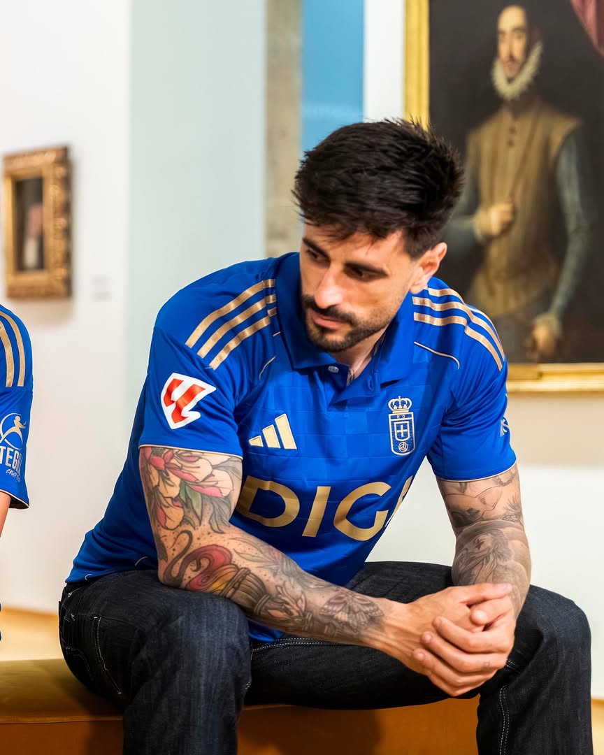 maillot real oviedo 2025 2026 domicile adidas
