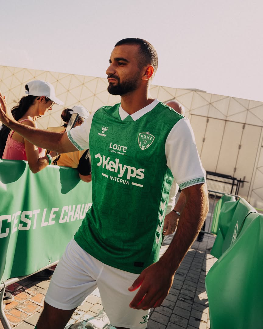 maillot saint etienne 2025 2026 domicile hummel