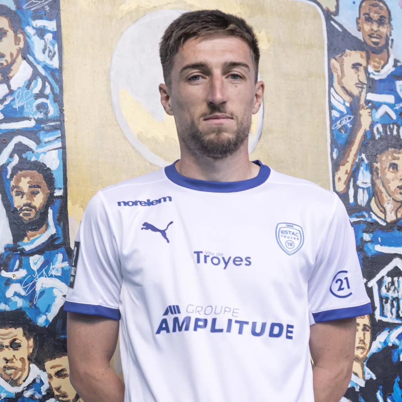 maillot troyes 2025 2026 domicile puma