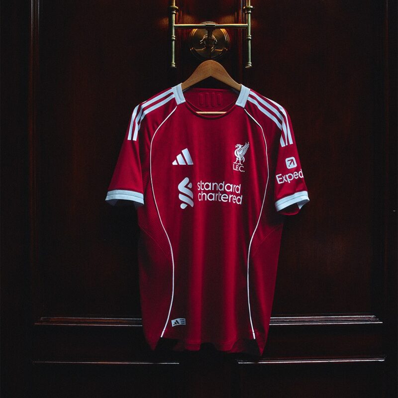 maillot liverpool 2025 2026 domicile adidas