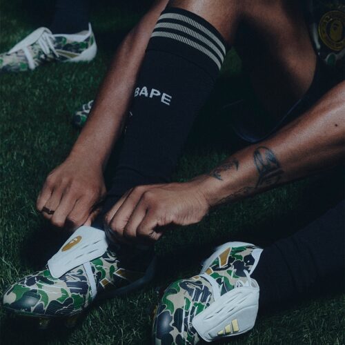 Image de l'article BAPE et adidas dévoilent une Predator et une F50 complètement folles
