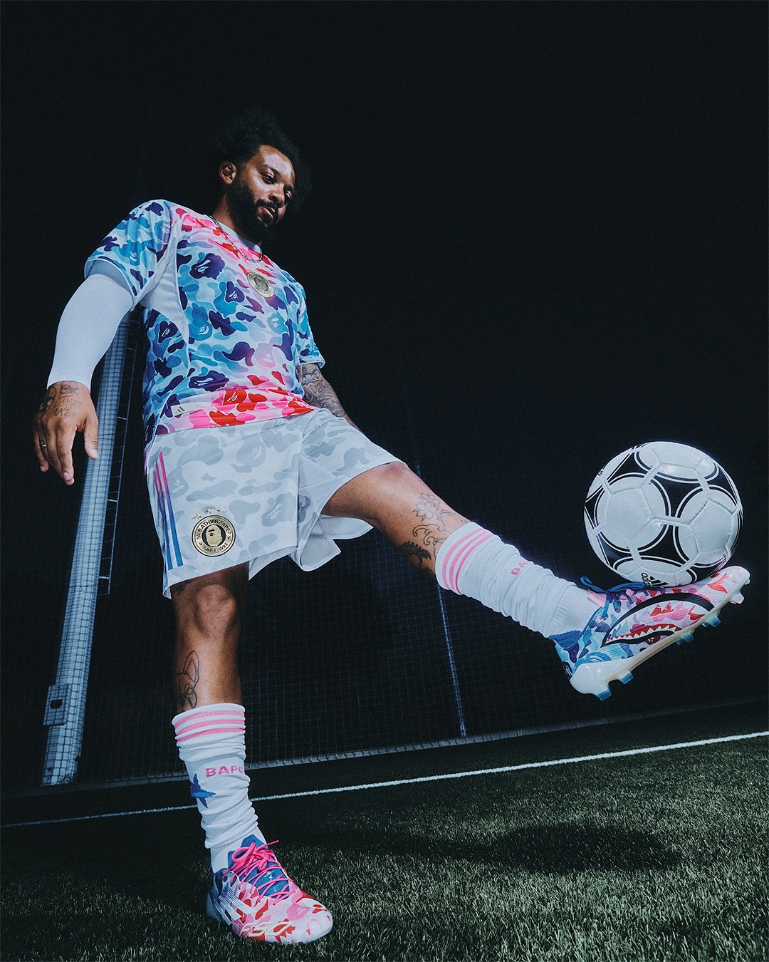 collection adidas bape crampon foot