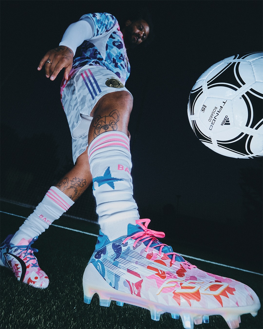collection adidas bape crampon foot