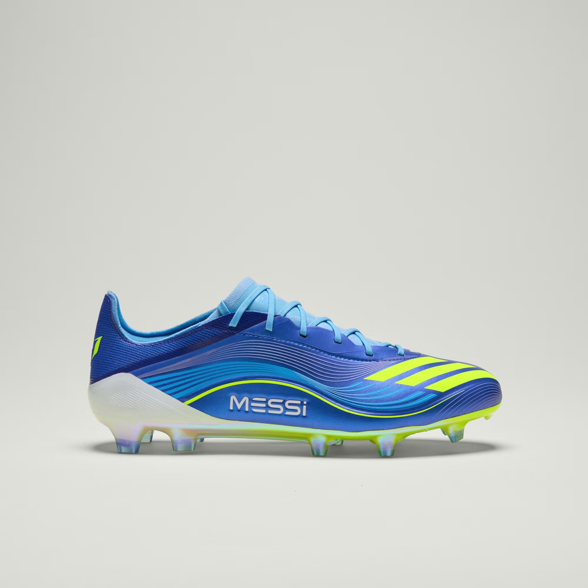 crampon messi F50 bleu vis10n