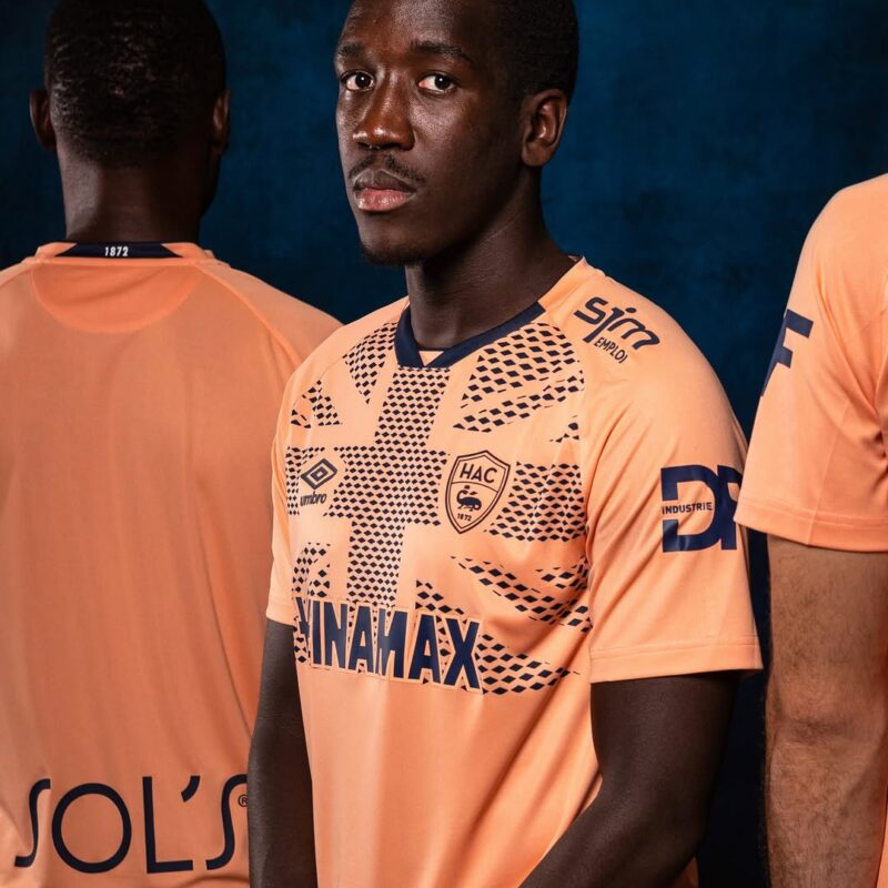 maillot le havre 2025 2026 exterieur umbro