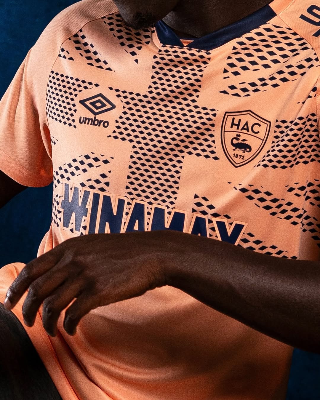 maillot le havre 2025 2026 exterieur umbro