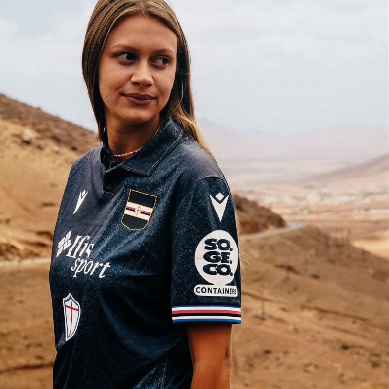 maillot sampdoria 2025 2026 third jeans macron