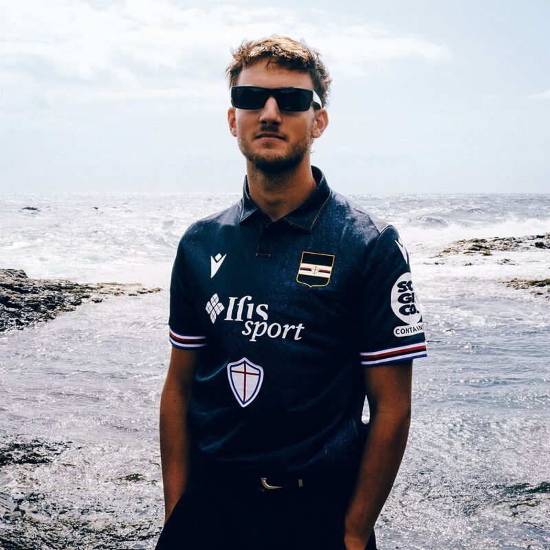 maillot sampdoria 2025 2026 third jeans macron