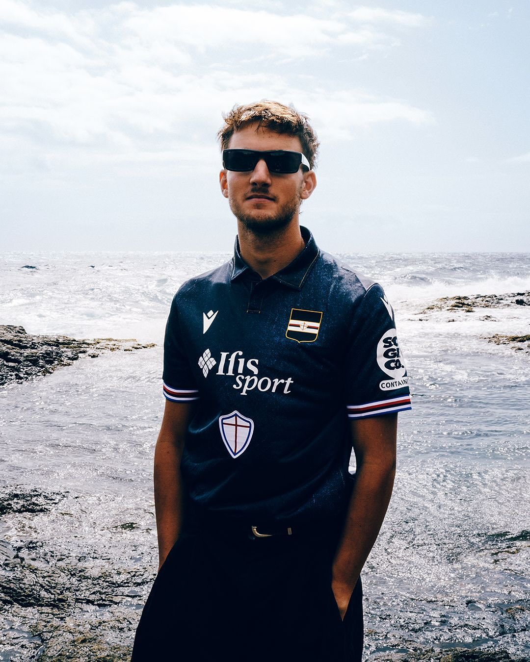 maillot sampdoria 2025 2026 third jeans macron