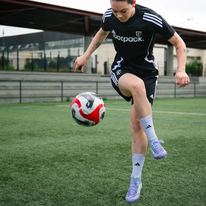 test crampon F50 sparkfusion adidas footpack