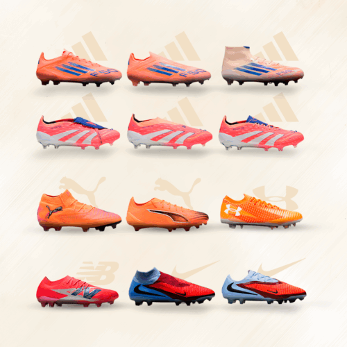 Image de l'article Pourquoi toutes les marques de crampons sortent des chaussures orange en même temps ?