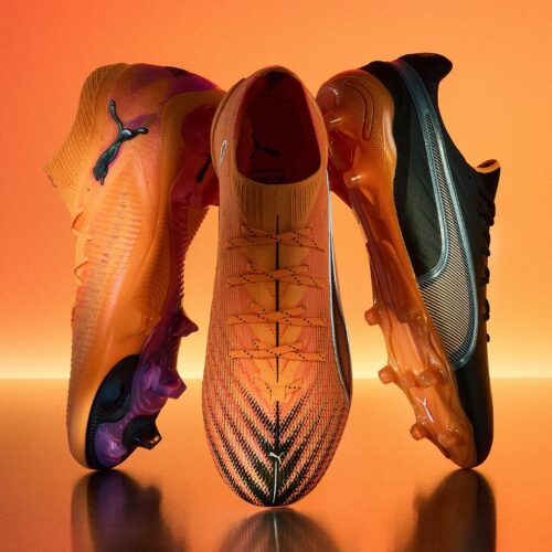 Image de l'article Le orange s'invite sur les crampons PUMA avec le 