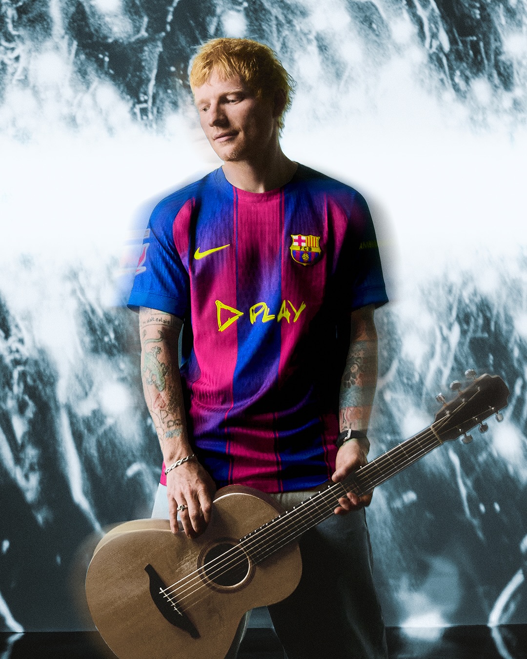 maillot barca clasico sponsor play ed sheeran