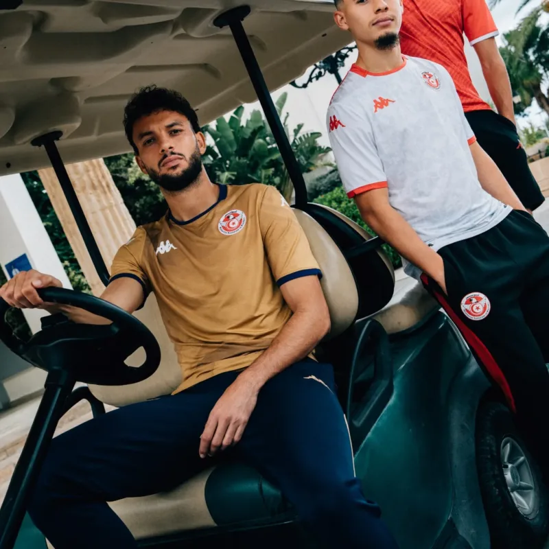 Maillot Tunisie 2025 - Noir - DKALI - Homme - Neuf Avec étiquettes