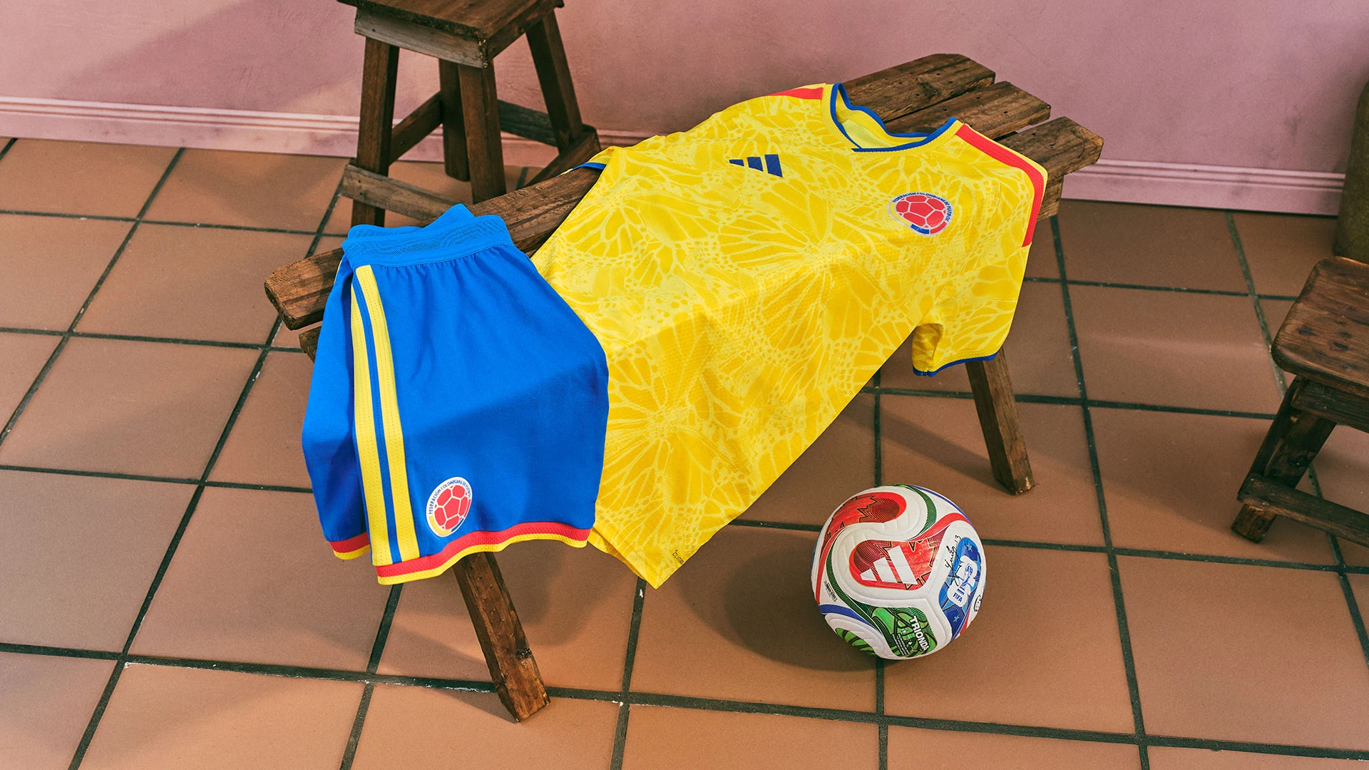 maillot colombie coupe du monde 2026 adidas domicile