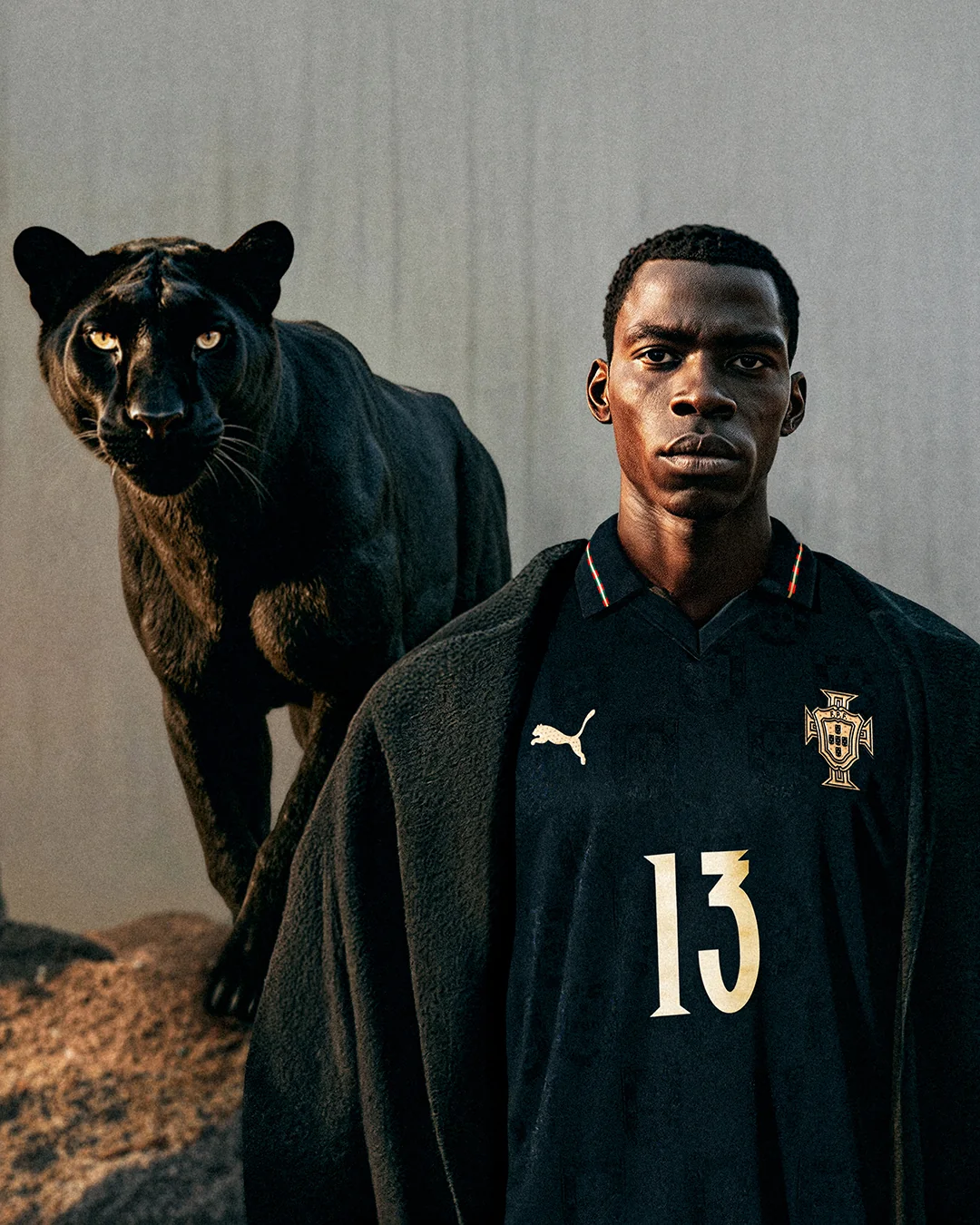 maillot portugal noir eusebio puma edition limitee