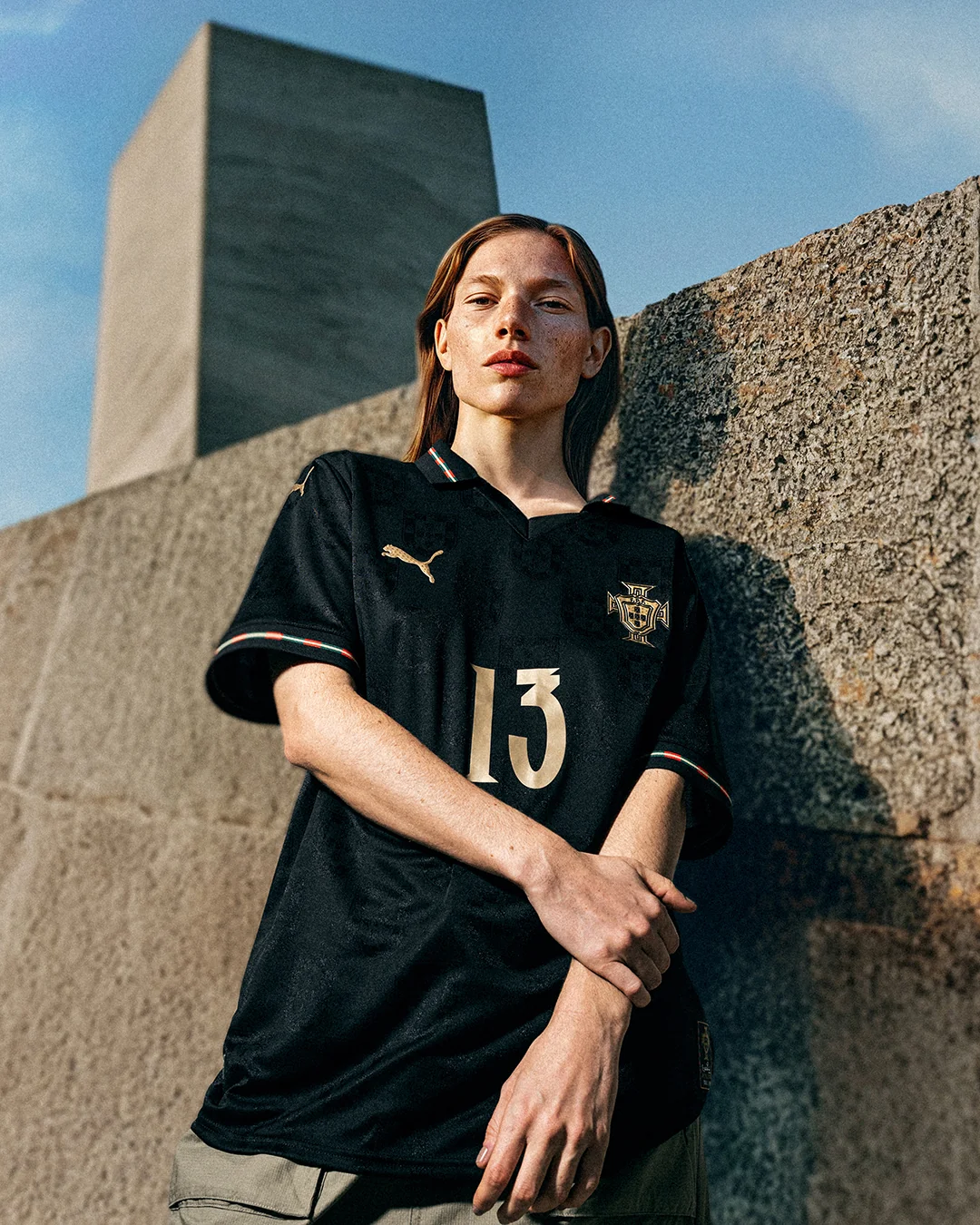 maillot portugal noir eusebio puma edition limitee