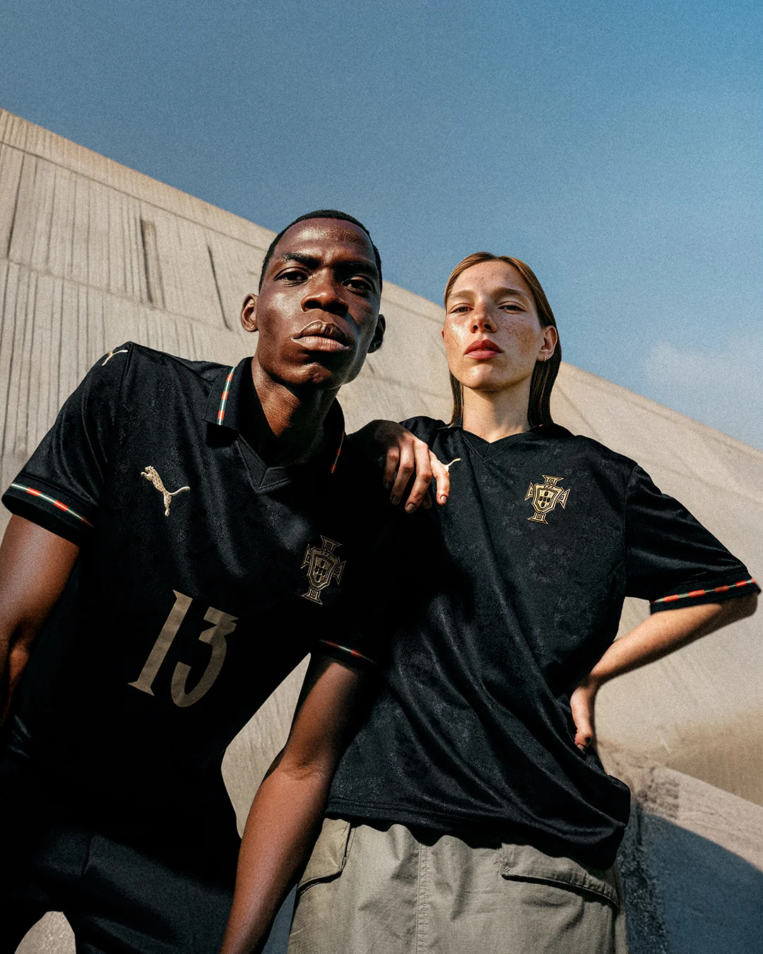 maillot portugal noir eusebio puma edition limitee