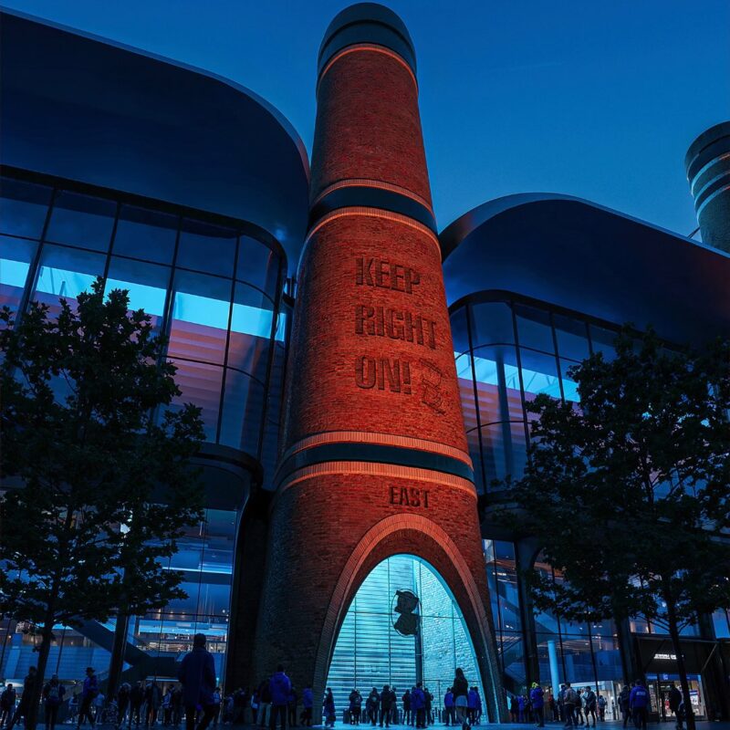 stade birmingham city cheminee usine