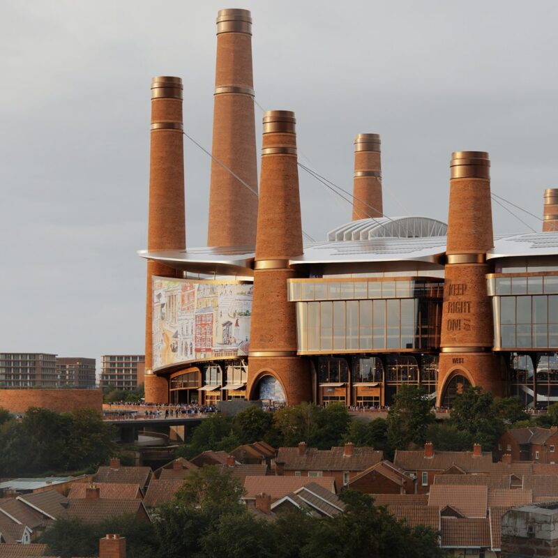 stade birmingham city cheminee usine