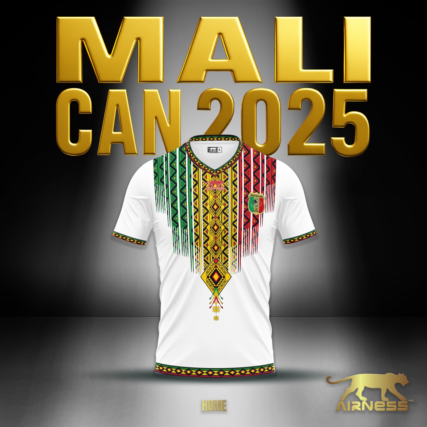maillot mali can 2025 airness domicile
