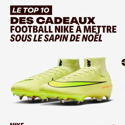Image de l'article Top 10 des cadeaux football Nike à mettre sous le sapin de Noël