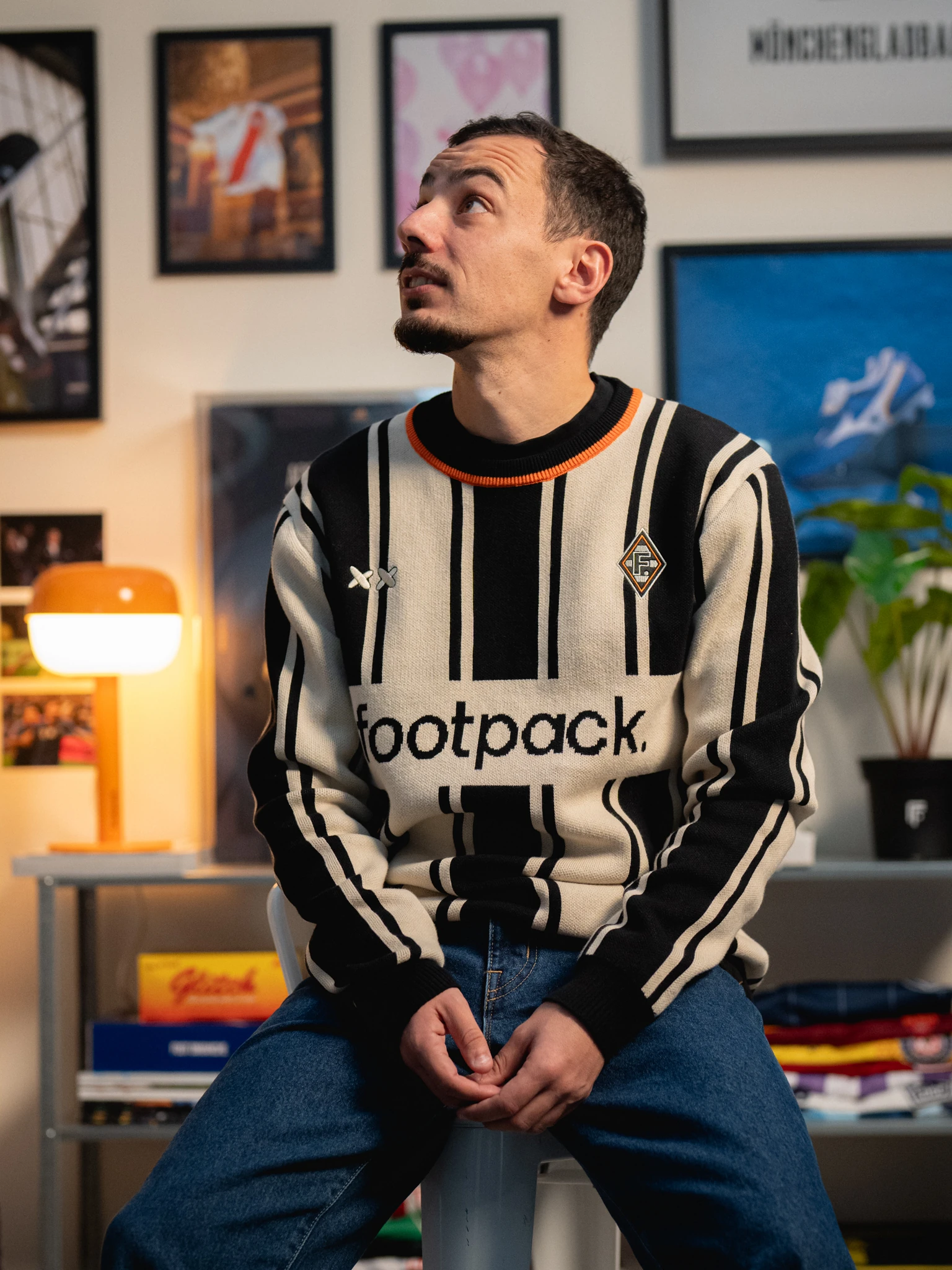 pull maille footpack anniversaire maison tricot