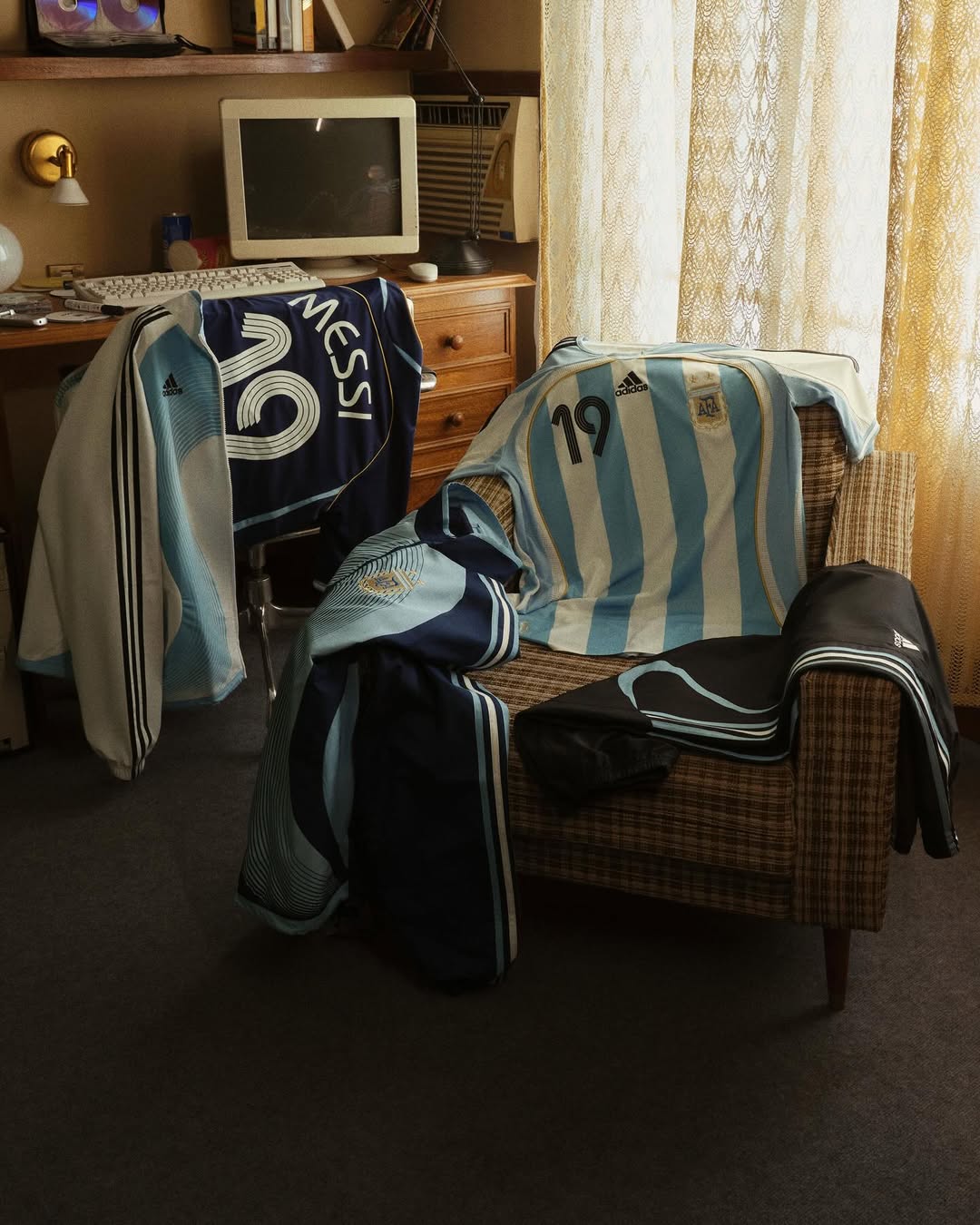 maillot adidas argentine 2006 reedition