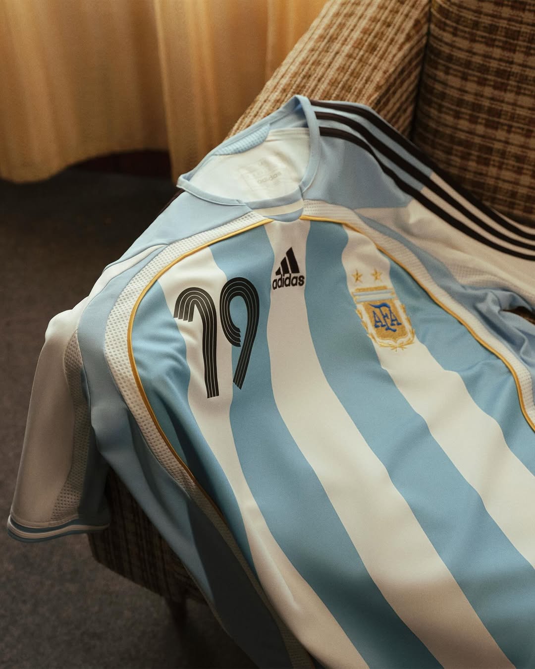 maillot adidas argentine 2006 reedition