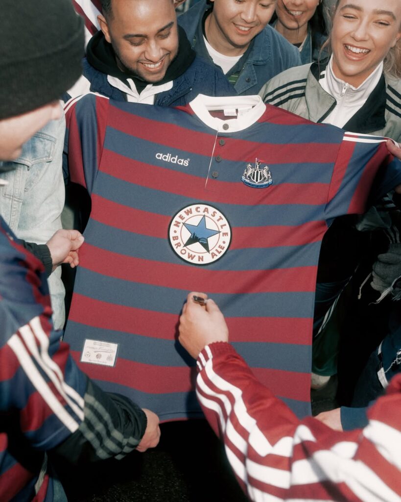 maillot newcastle 1995 collection capsule adidas