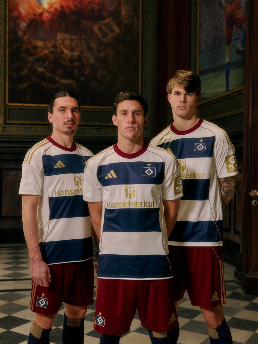 maillot-hambourg-1887 matchs bundesliga adidas 2025 2026