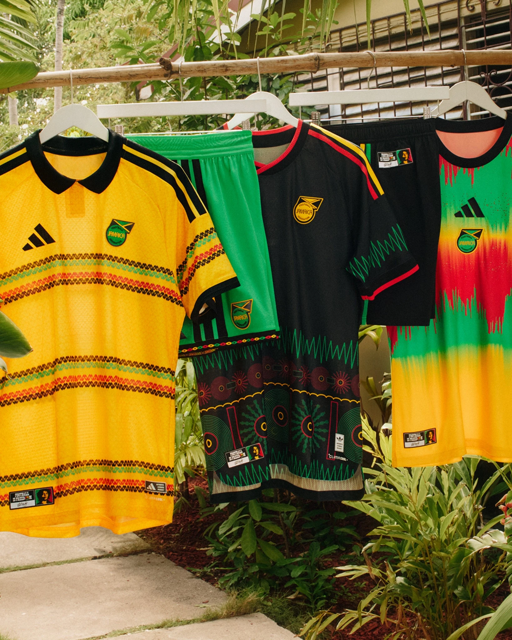maillot jamaique 2026 adidas bob marley