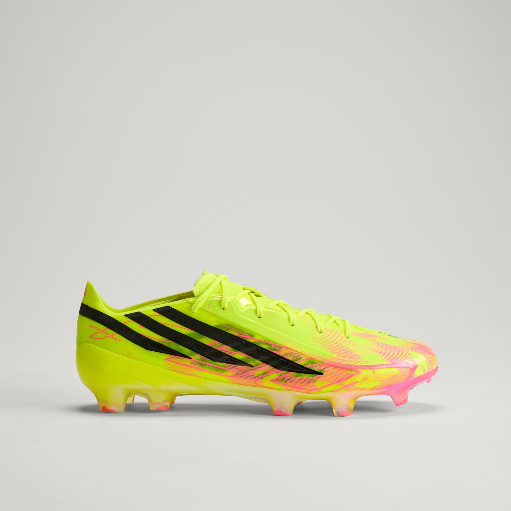 F50 hyperfast elite lacets adidas crampons